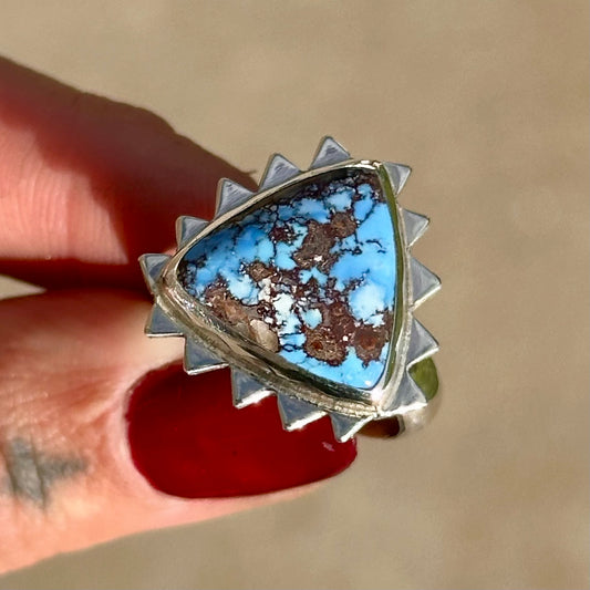 Golden Hill Webbed Ring- size 8
