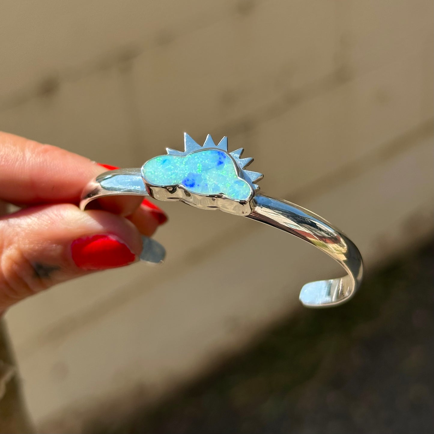 Opal Cloud Cuff