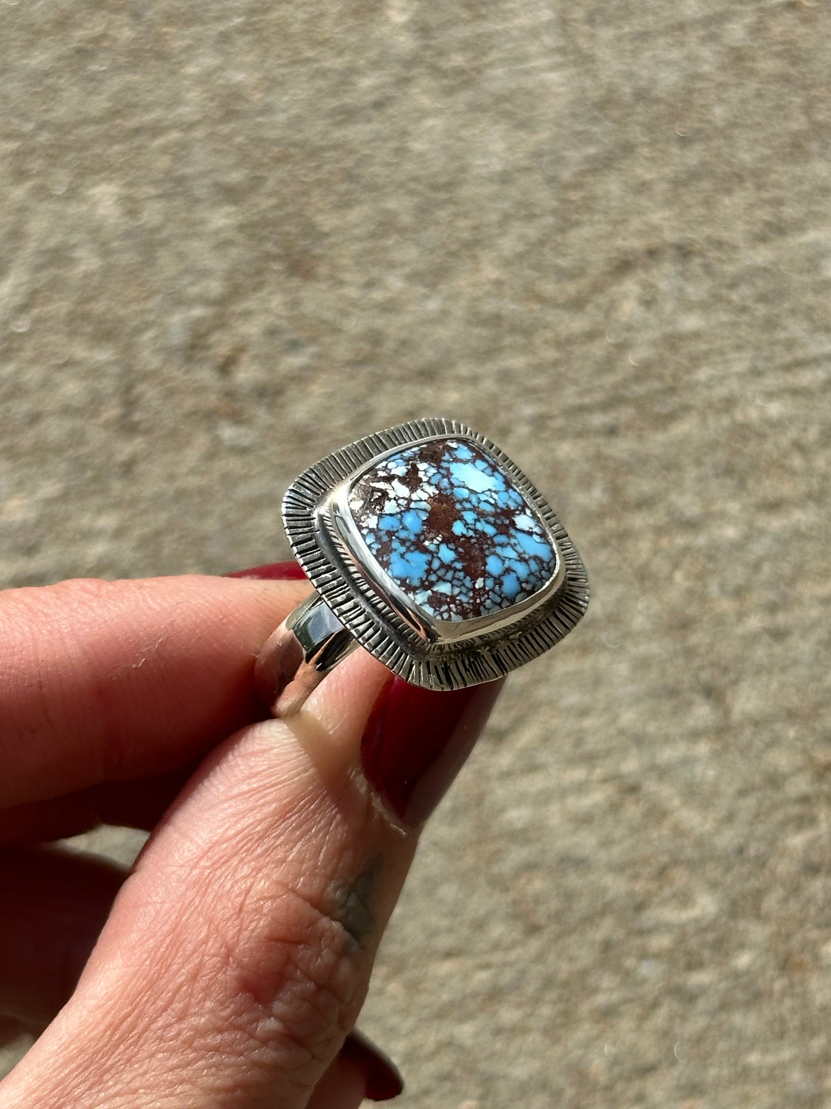 Golden Hill Webbed Ring- size 8.5