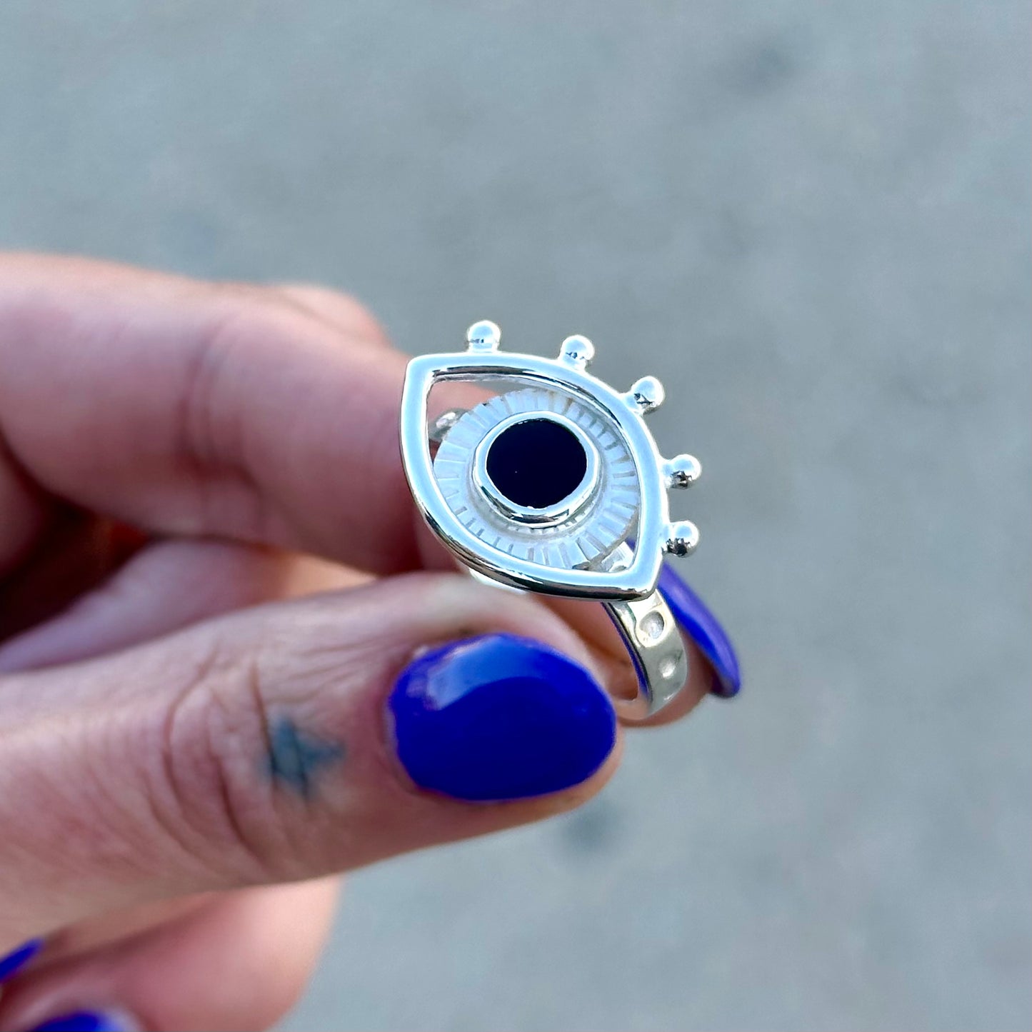 Onyx Eye Ring- Made to Order