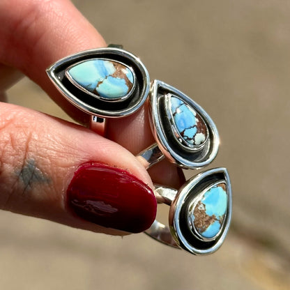 Shadowbox Drop Ring- size 9