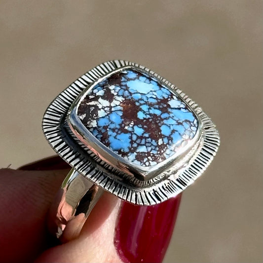 Golden Hill Webbed Ring- size 8.5