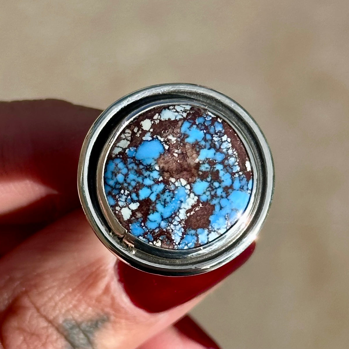 Golden Hill Webbed Ring- size 7.5