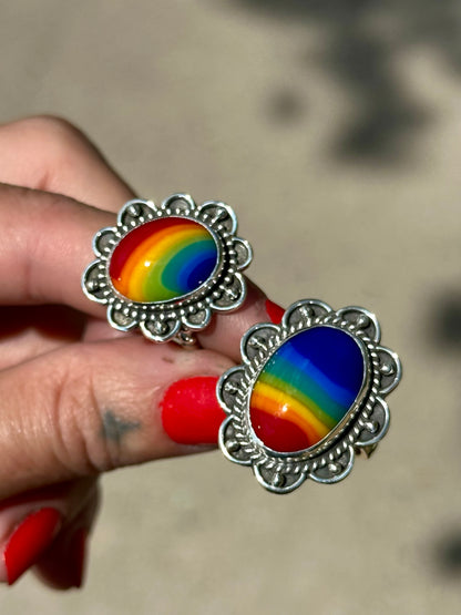 Rainbow Ring- size 8