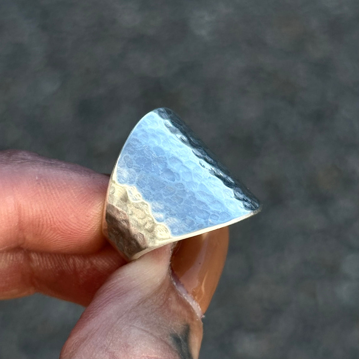 Hammered Saddle Band- Made to Order