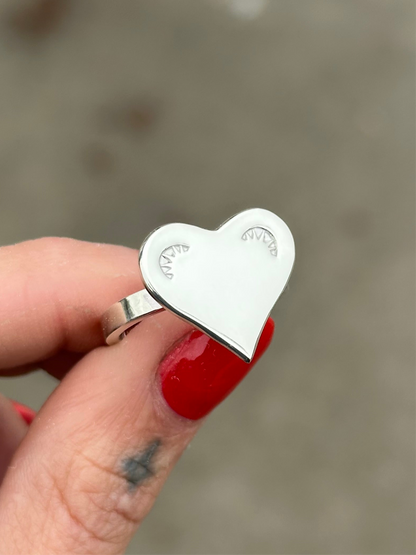 Heart Suit Ring- Made to Order