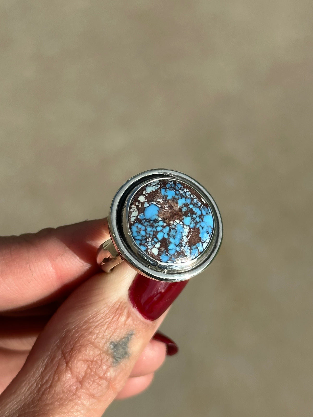 Golden Hill Webbed Ring- size 7.5