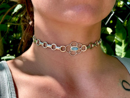 Japanese Imori Petal Puff Choker