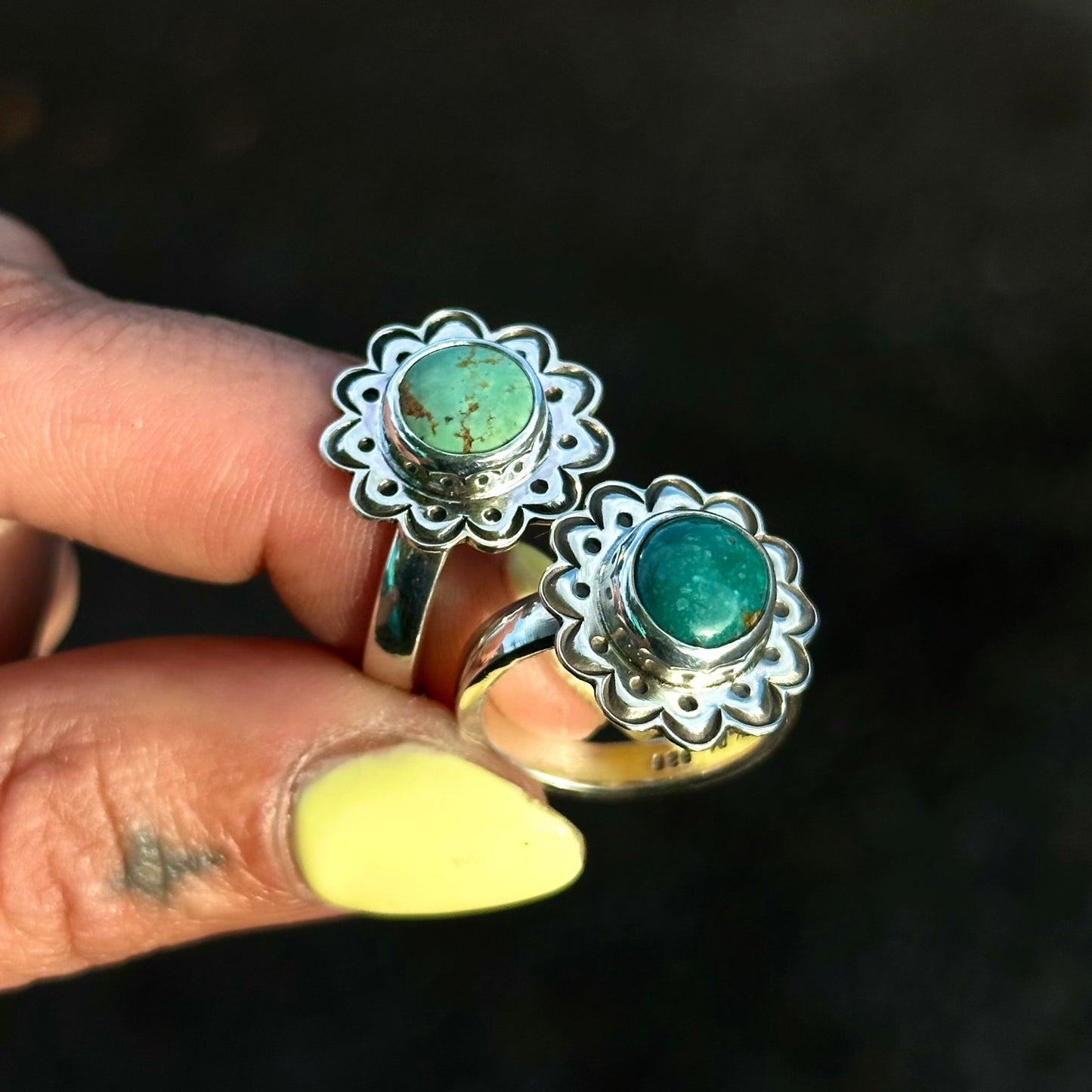 Apache Turquoise Ring size 5.5