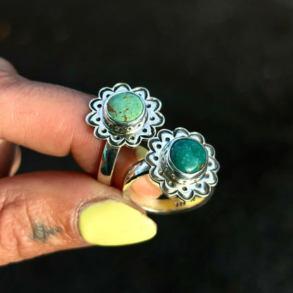 Apache Turquoise Ring size 5.5