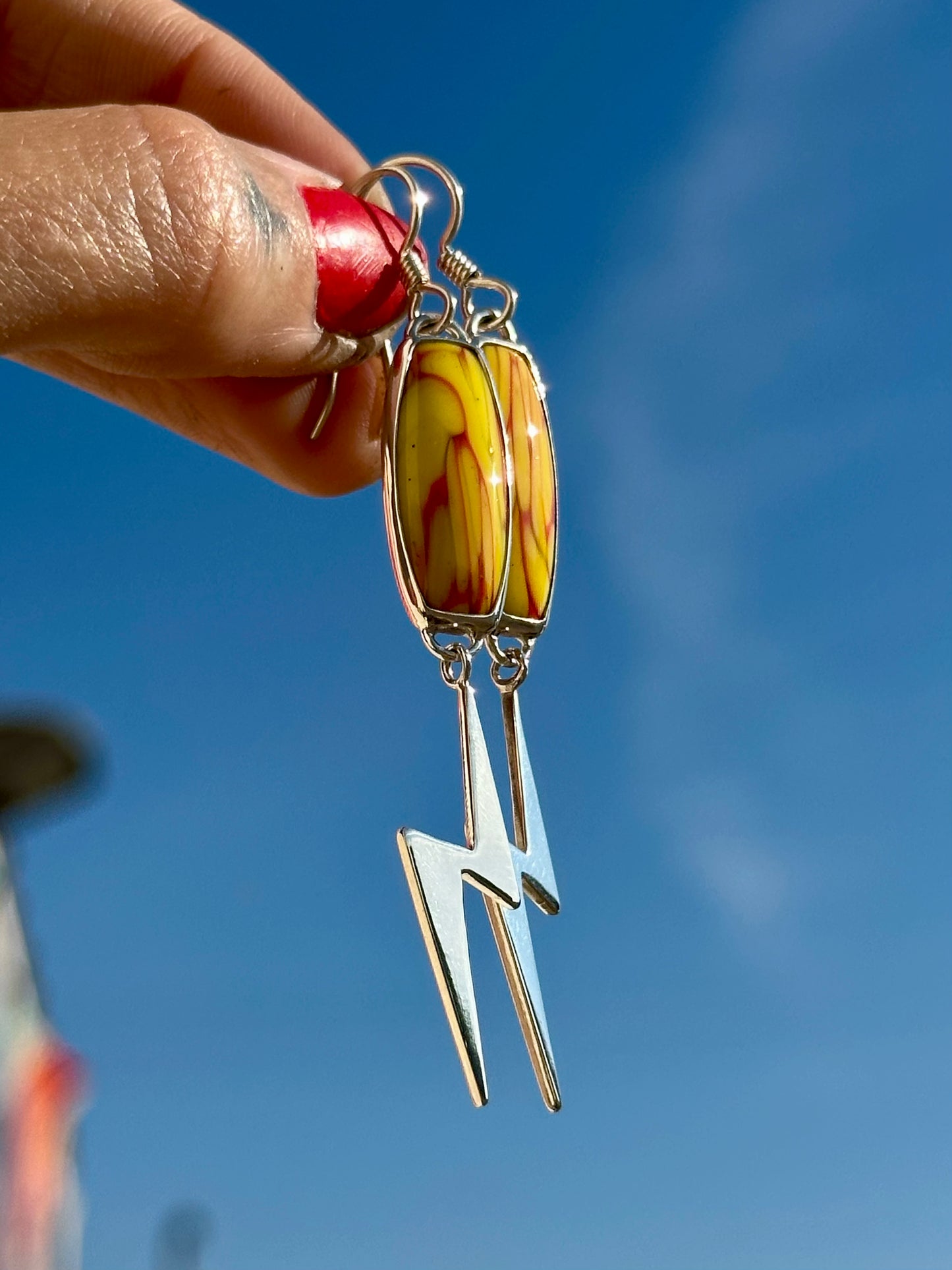 Rosarita Bolt Earrings