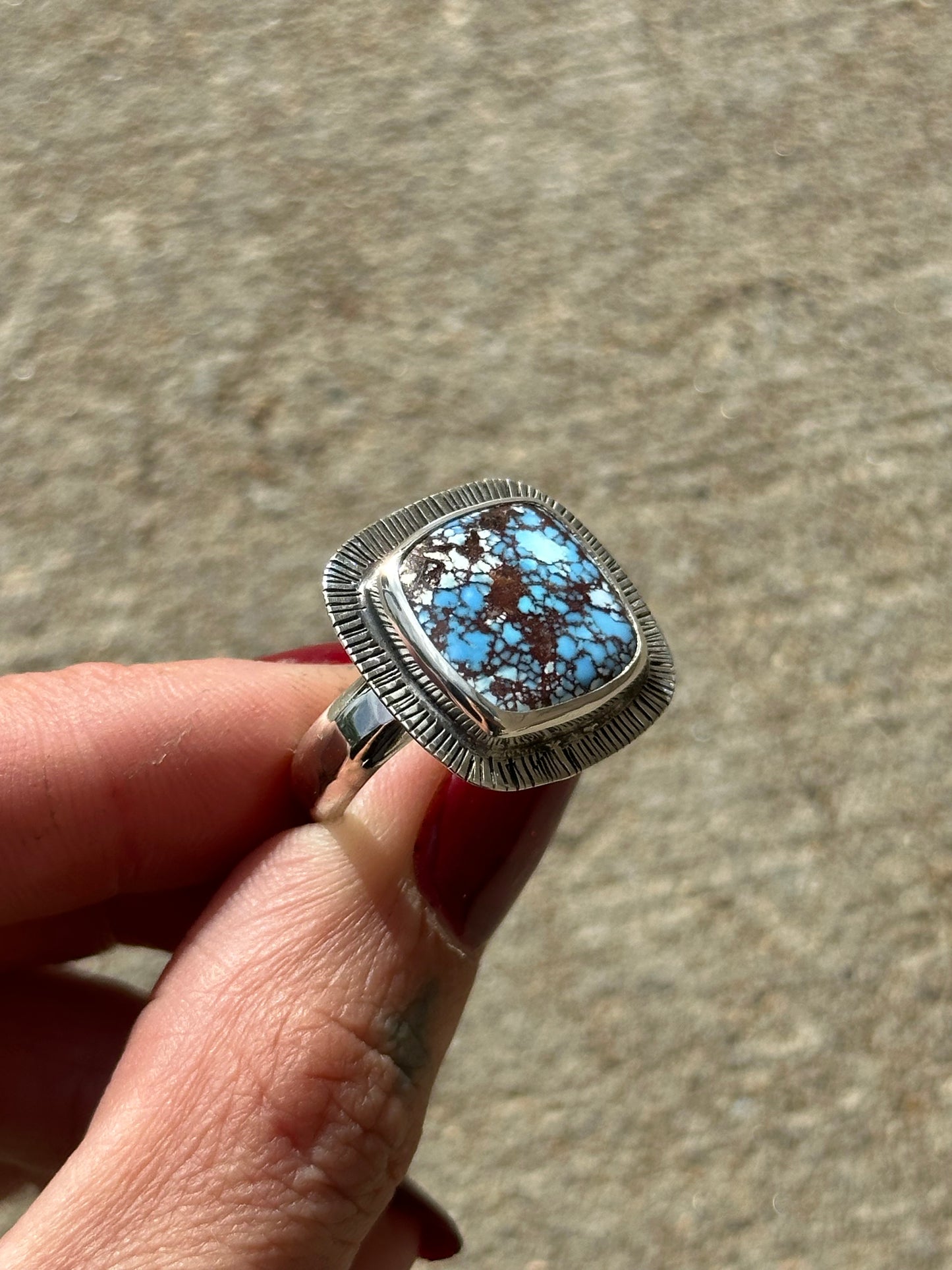 Golden Hill Webbed Ring- size 8.5