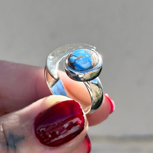 September Moon Ring- size 6