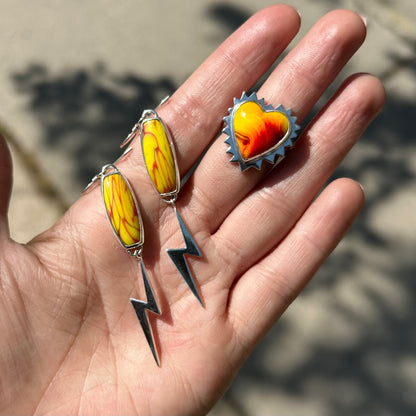 Rosarita Bolt Earrings