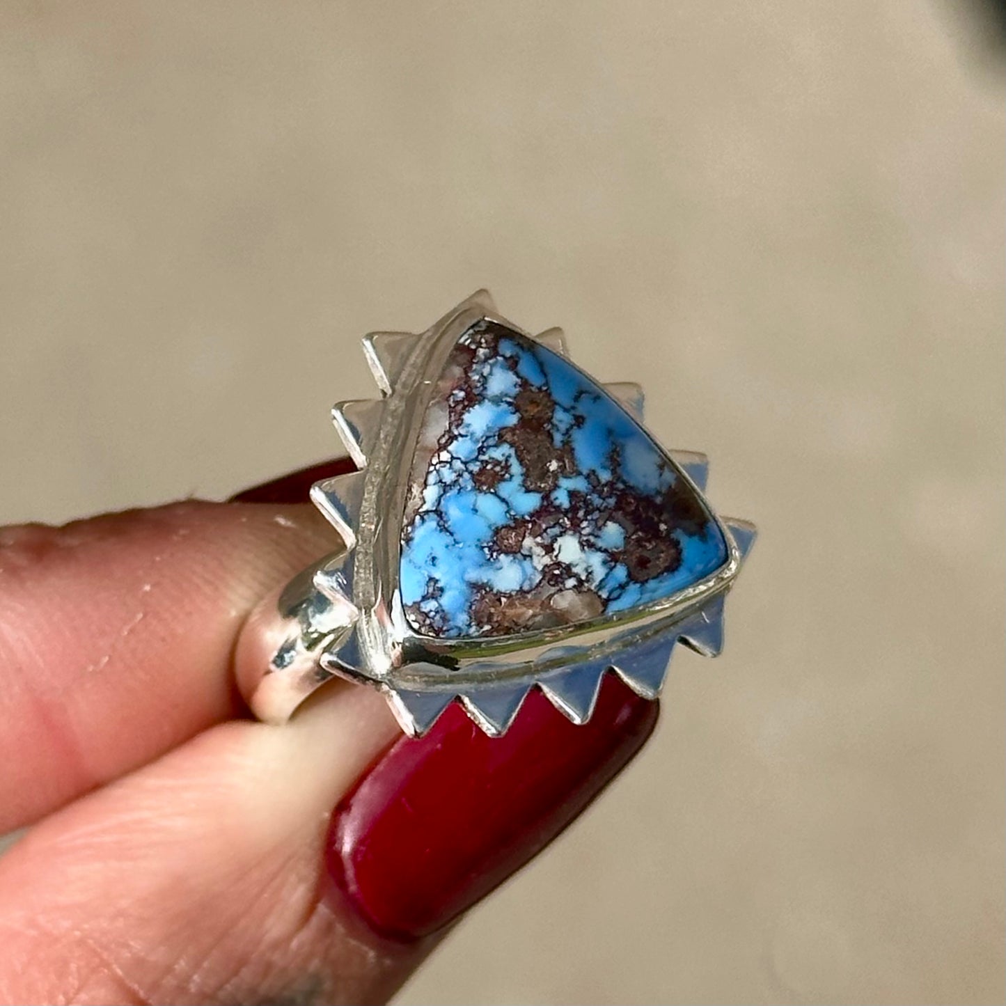 Golden Hill Webbed Ring- size 8