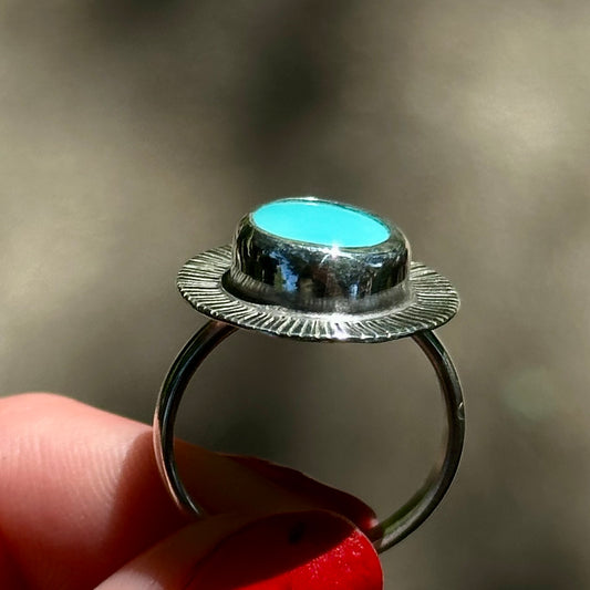 Royston Round Burst Ring- size 7