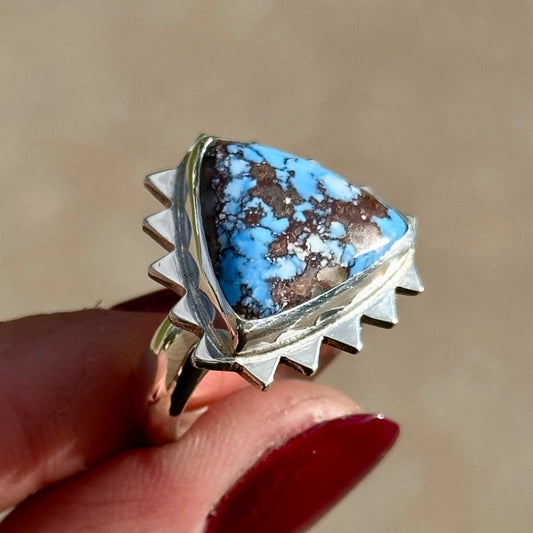 Golden Hill Webbed Ring- size 8