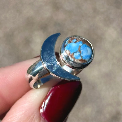 September Moon Ring- size 6