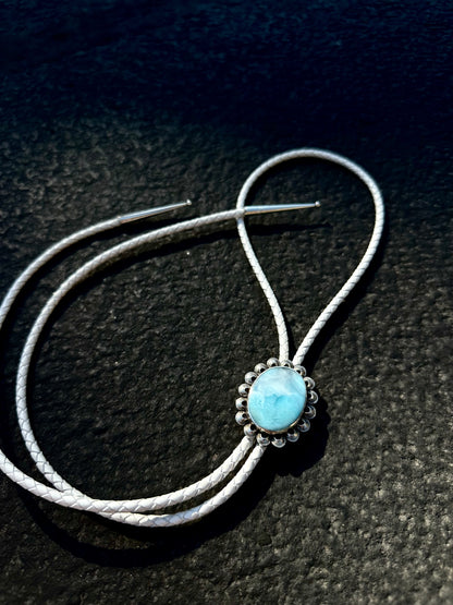 Larimar bolo tie