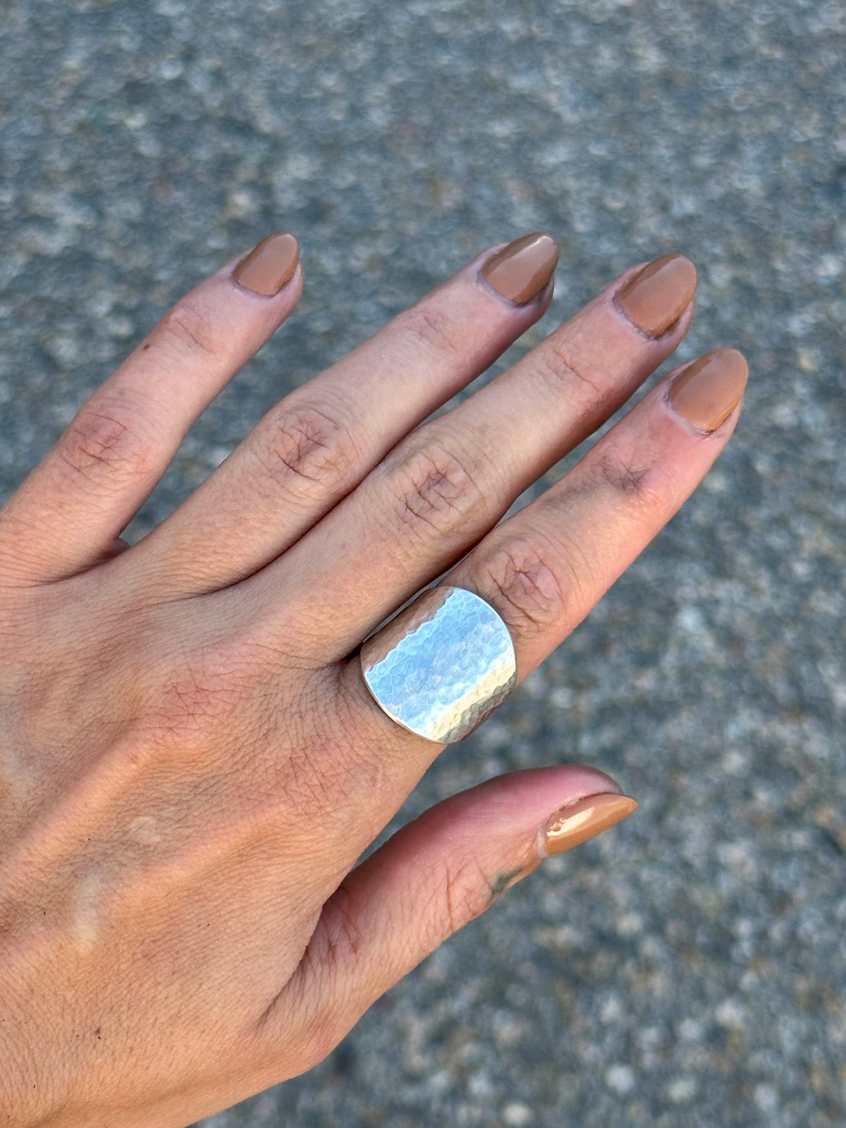 Hammered Saddle Band- Made to Order
