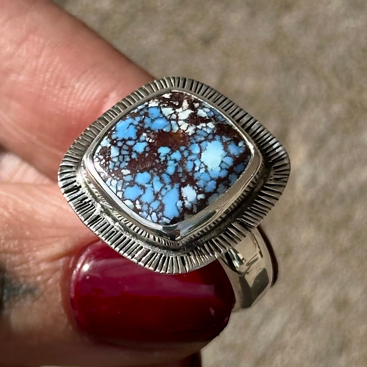 Golden Hill Webbed Ring- size 8.5