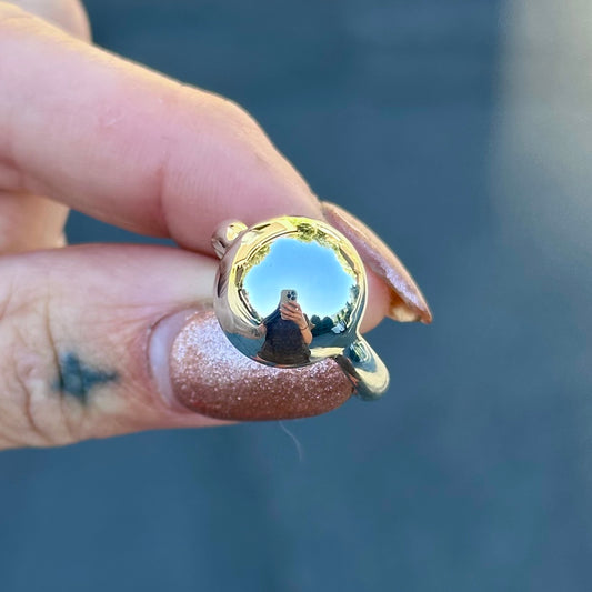 Sterling bubble ring- size 7