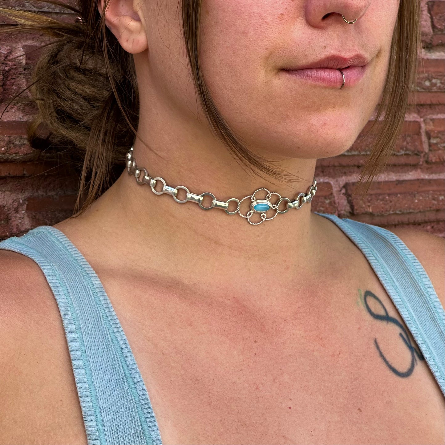 Japanese Imori Petal Puff Choker