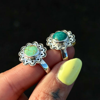 Apache Turquoise Ring size 5.5