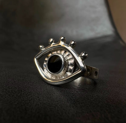 Onyx Eye Ring- Made to Order