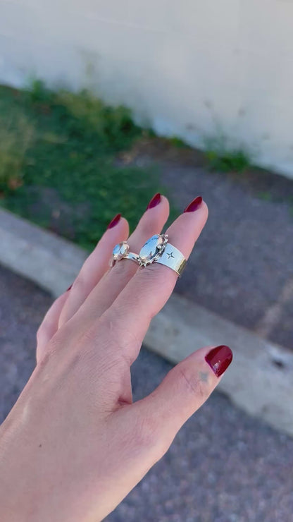 September Moon Ring- size 6
